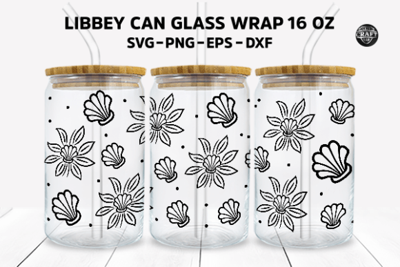 Flowers and Leaves Can Wrap Design