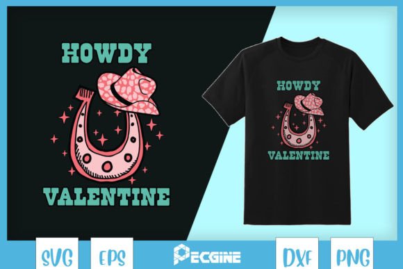 Howdy Valentine Horseshoe Western