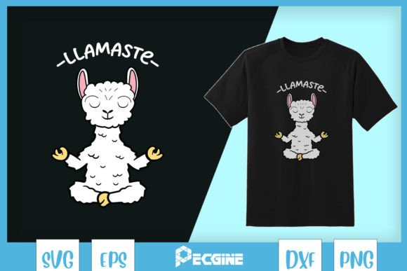 Llamaste Yoga Practice Funny Llama