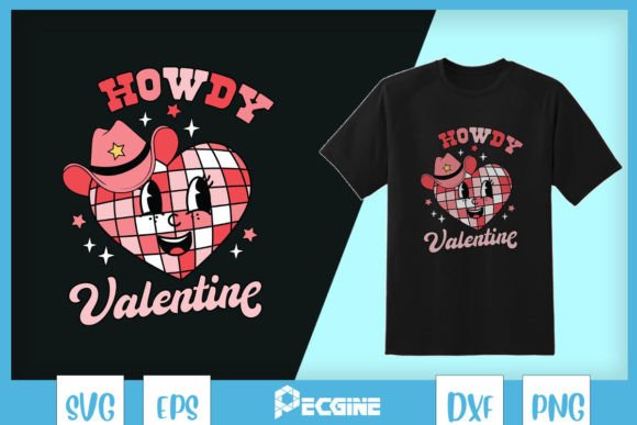 Retro Disco Heart Ball Western Valentine