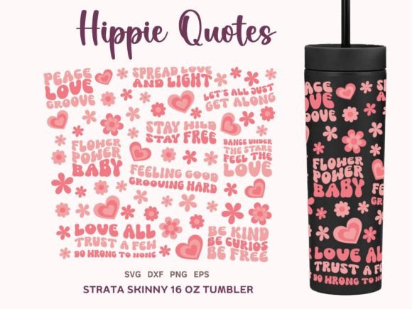 Retro Strata Skinny 16oz SVG Wrap